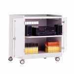 TV-Wagen mit Unterschrank,  90 cm hoch,  86x56 (B/T), 1 Boden 